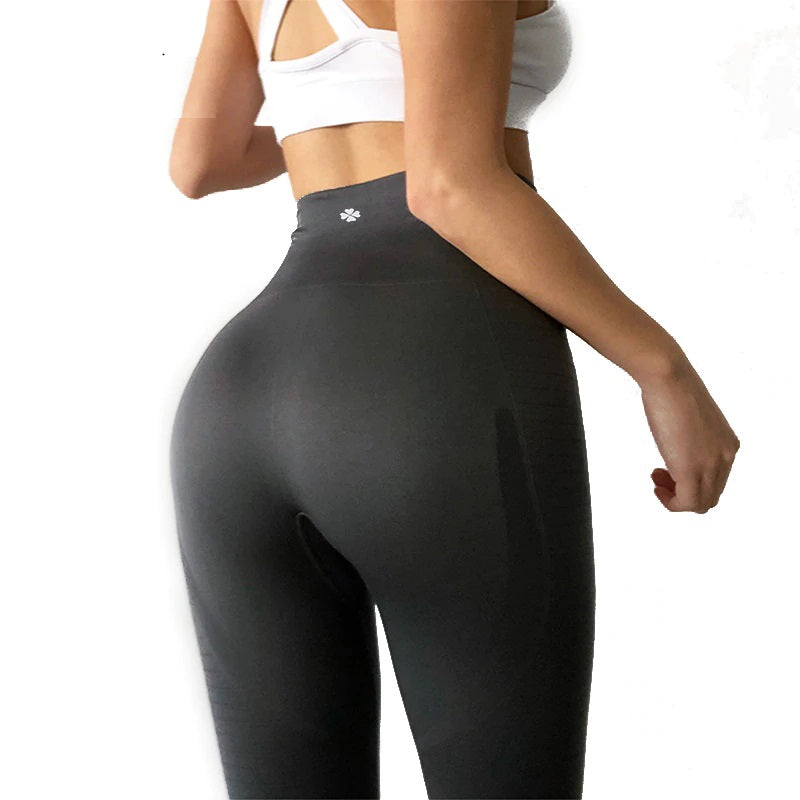 High Waist Shark Stretchy Sport Leggings Mssza