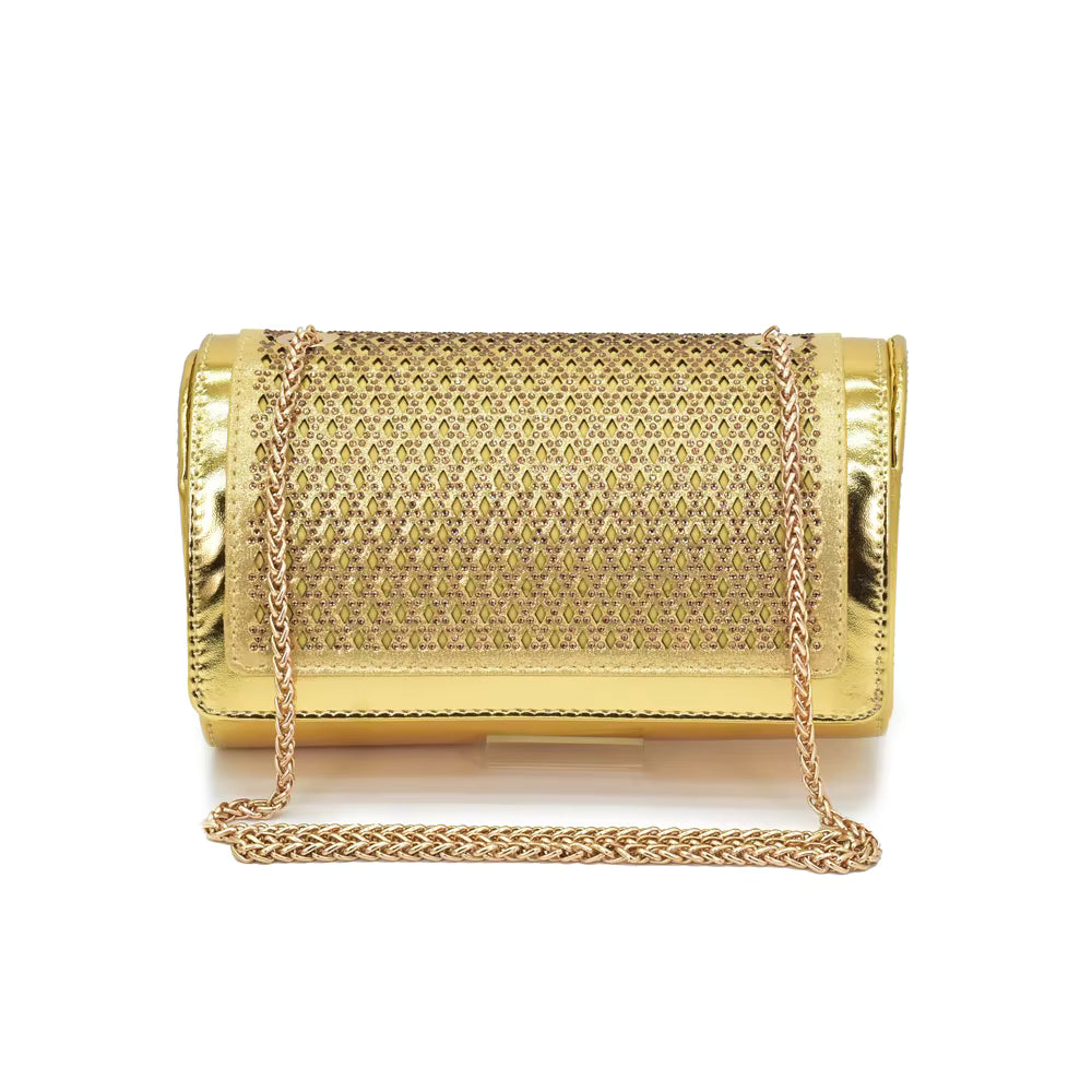 Shoes and Bags Set with Rhinestone Elegant Heeled Pumps Mssza