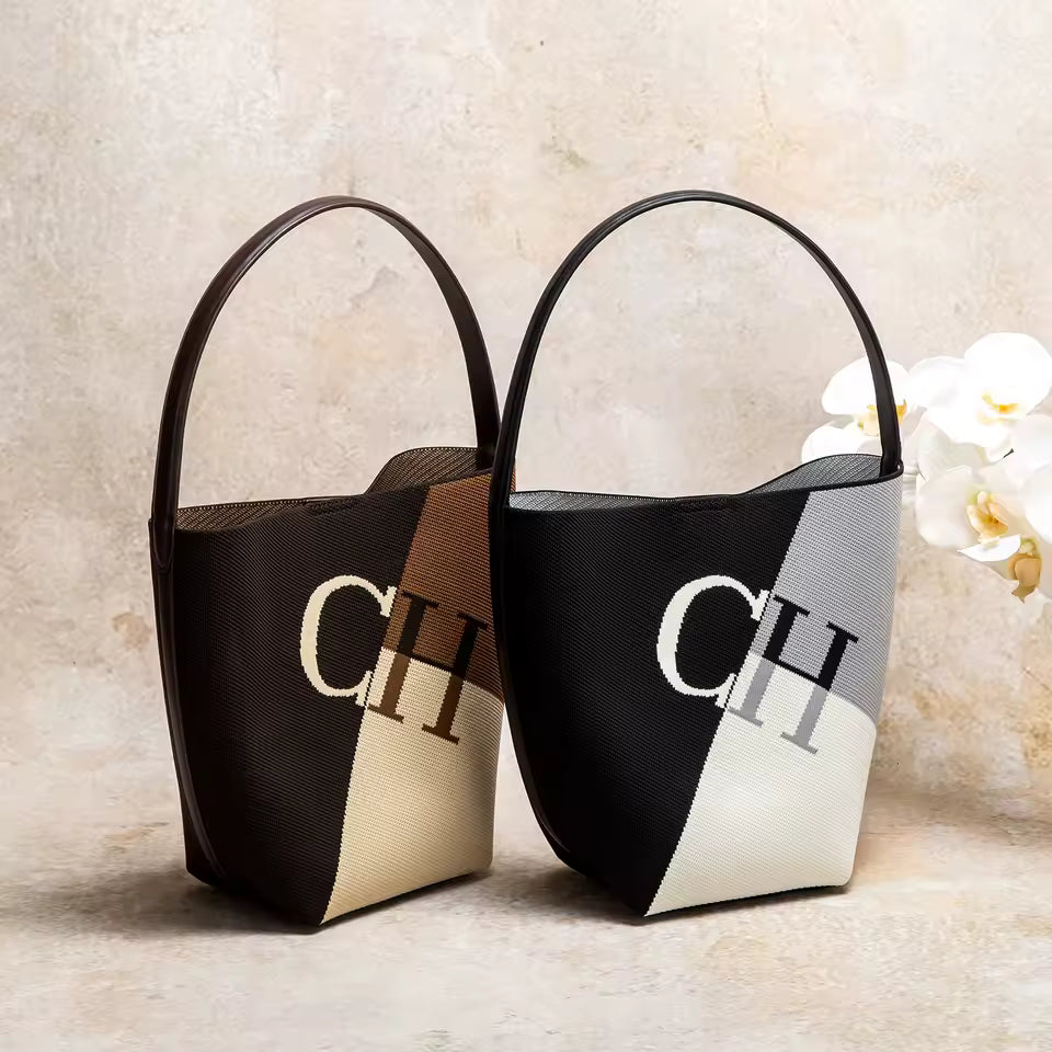 Shopping Bag New Simple Large Capacity Magnetic Buckle Mssza