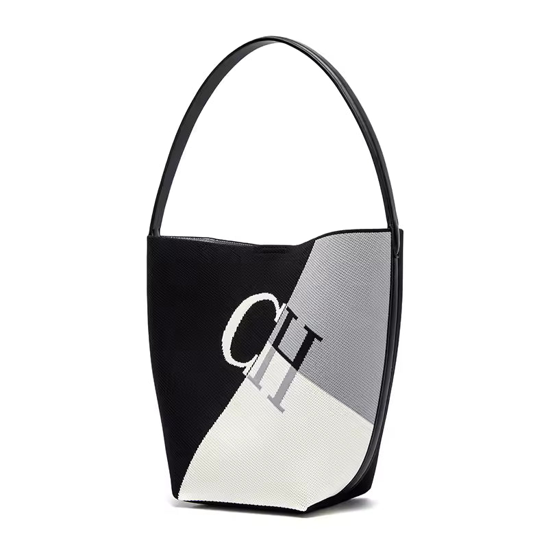 Shopping Bag New Simple Large Capacity Magnetic Buckle Mssza