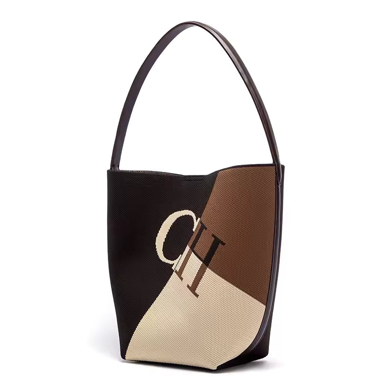 Shopping Bag New Simple Large Capacity Magnetic Buckle Mssza