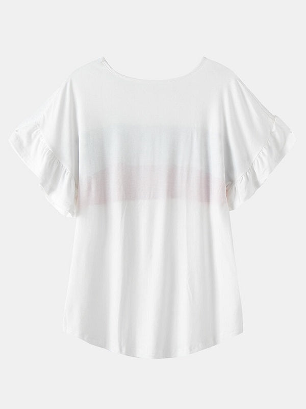 Short Sleeve O-neck T-Shirt Mssza