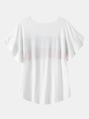 Short Sleeve O-neck T-Shirt Mssza