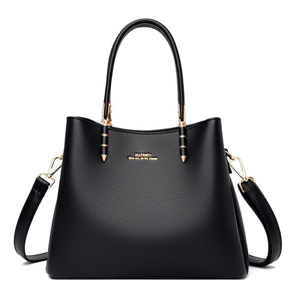 Simple Designer High Quality Pu Leather Shoulder Bag Mssza