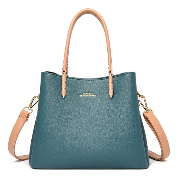 Simple Designer High Quality Pu Leather Shoulder Bag Mssza