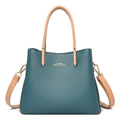 Simple Designer High Quality Pu Leather Shoulder Bag Mssza