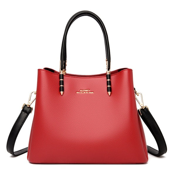 Simple Designer High Quality Pu Leather Shoulder Bag Mssza