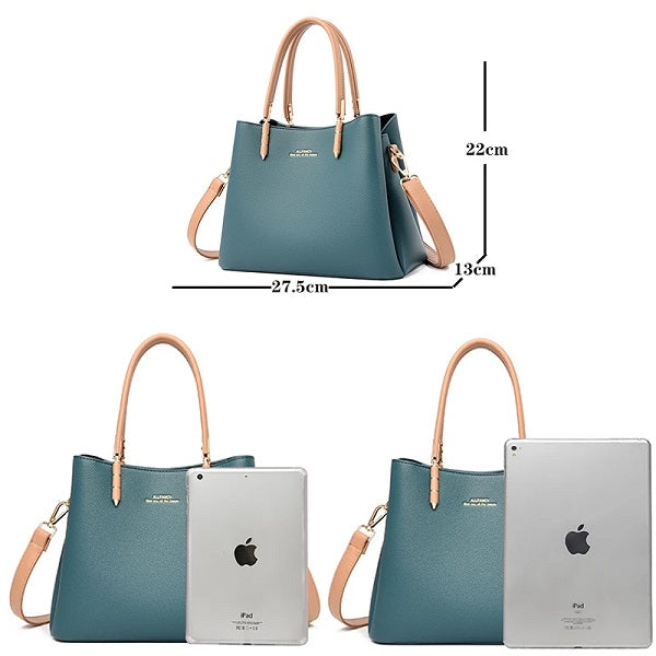 Simple Designer High Quality Pu Leather Shoulder Bag Mssza