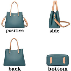 Simple Designer High Quality Pu Leather Shoulder Bag Mssza