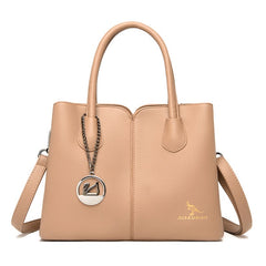 Simple Diagonal PU Leather Designer Hand Bag Mssza