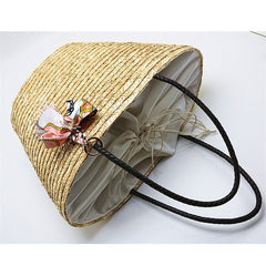 Simple Tassels Handmade Beach Bag Mssza
