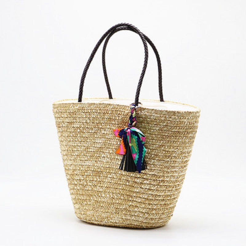 Simple Tassels Handmade Beach Bag Mssza
