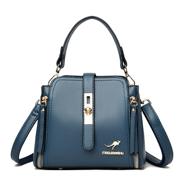 Simple Lock Designer Casual Shoulder Bag Mssza