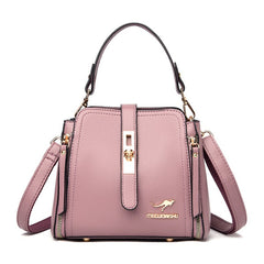Simple Lock Designer Casual Shoulder Bag Mssza