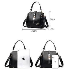 Simple Lock Designer Casual Shoulder Bag Mssza