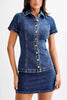 Single-Breasted Splice Jackets Slim Fit Wrap Hip Ultra Short Skirt Two Piece Sets Mssza