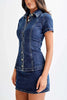 Single-Breasted Splice Jackets Slim Fit Wrap Hip Ultra Short Skirt Two Piece Sets Mssza