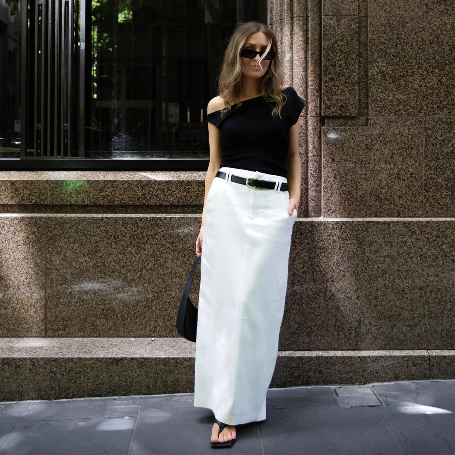 Skew Collar Sleeveless Crop Tops Solid Backless Tank Tops Casual Basics Tops Vest Mssza