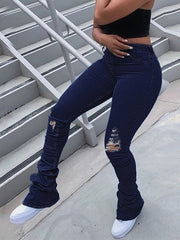 Skinny Stacked Denim Jeans Mssza