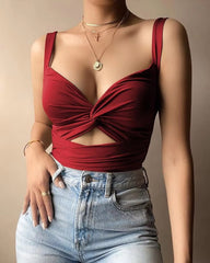 Sleeveless Vest Casual Tank Short Crop tops Mssza
