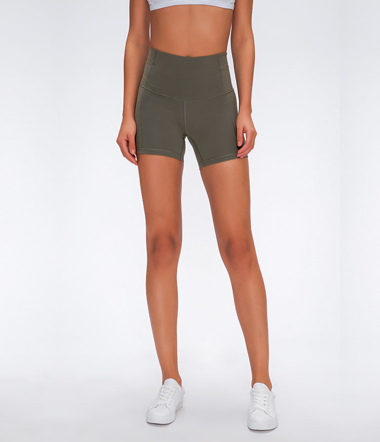 Slim Fit High Waist Yoga Sport Shorts Mssza