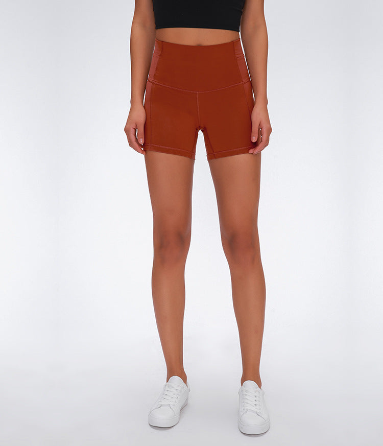 Slim Fit High Waist Yoga Sport Shorts Mssza