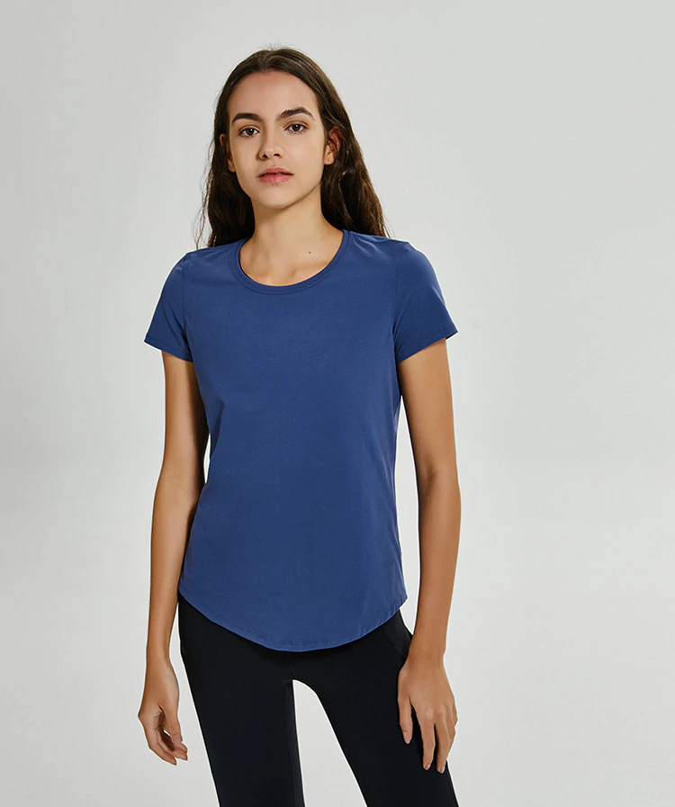 Slim Fit Nude-Feels Fabric Gym Fitness Shirts Mssza