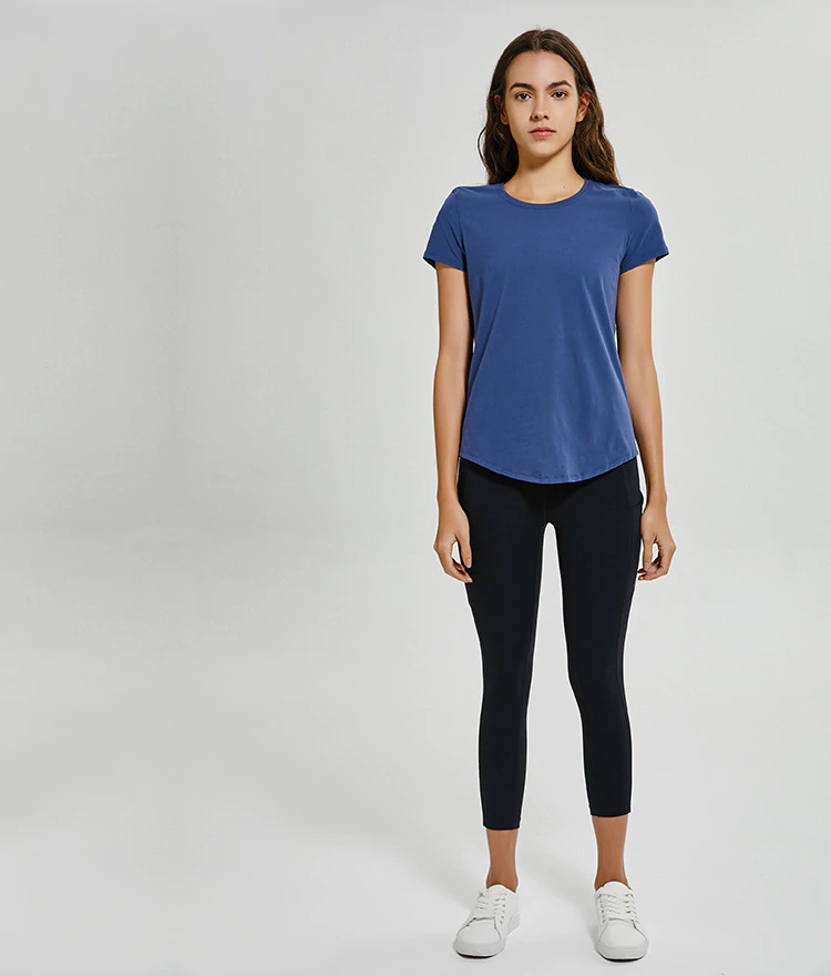 Slim Fit Nude-Feels Fabric Gym Fitness Shirts Mssza