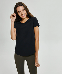 Slim Fit Nude-Feels Fabric Gym Fitness Shirts Mssza