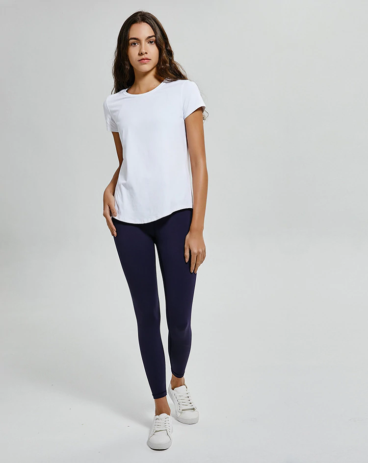 Slim Fit Nude-Feels Fabric Gym Fitness Shirts Mssza