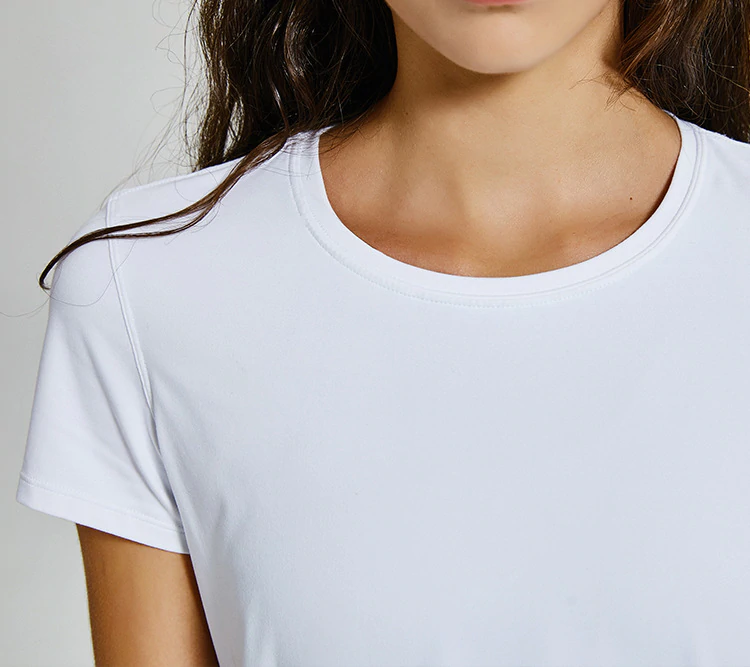 Slim Fit Nude-Feels Fabric Gym Fitness Shirts Mssza