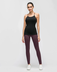 Slim Fit Thicken Fabric Fitness T-Shirt For Yoga Mssza