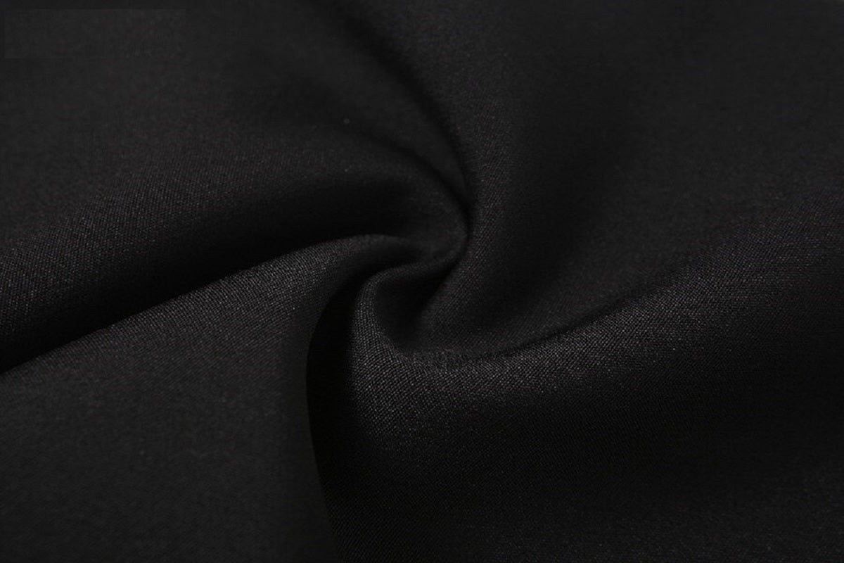 Slim Square Collar Pleated Casual Streetwear Tees Mssza