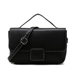 Small Square Retro Casual PU Leather Shoulder Bag Mssza