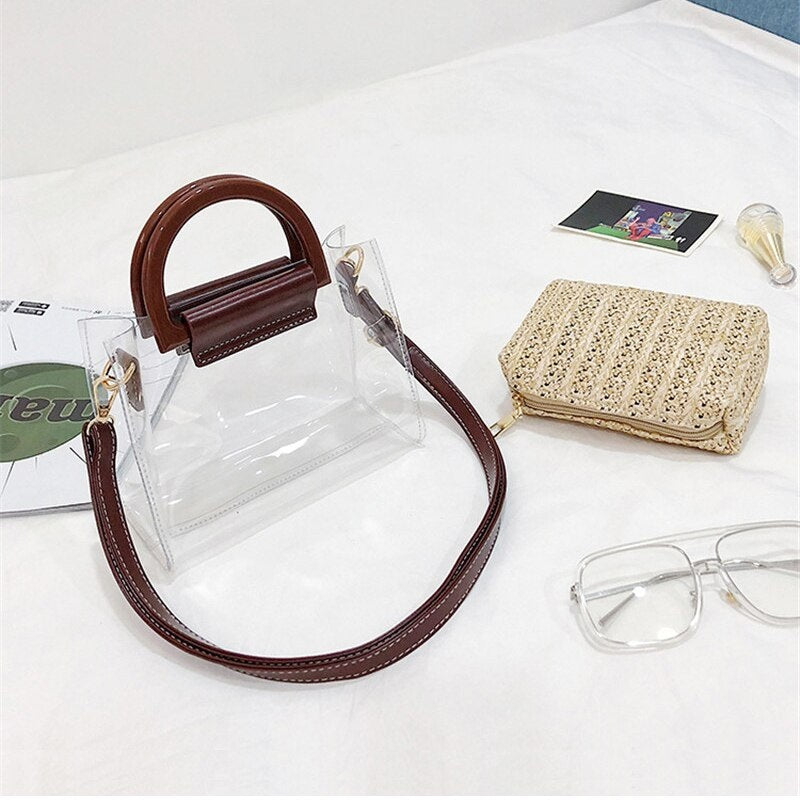 Small Transparent Beach Travel Lady Bag Mssza