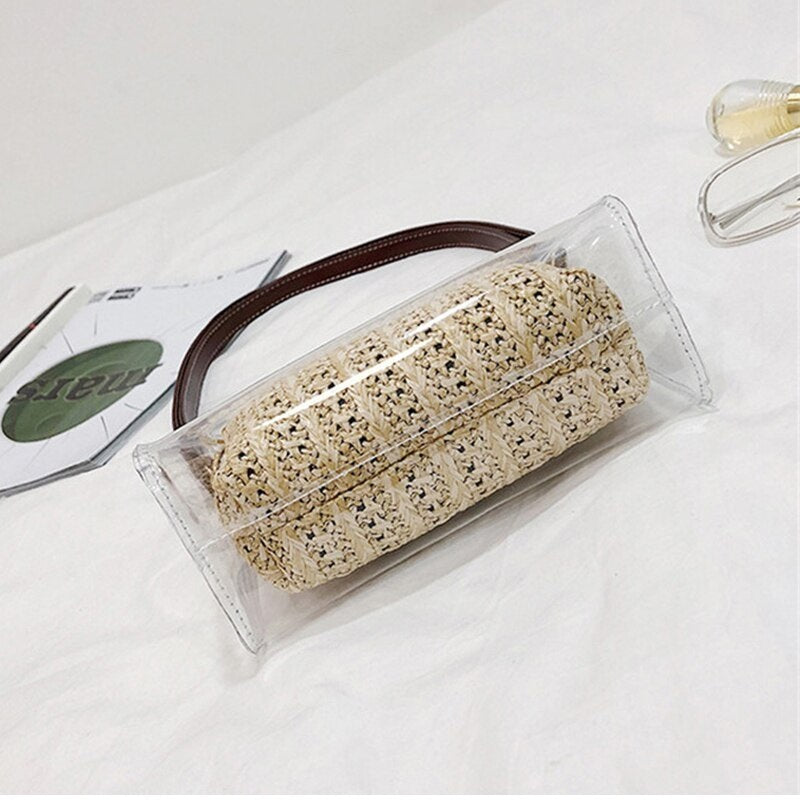 Small Transparent Beach Travel Lady Bag Mssza