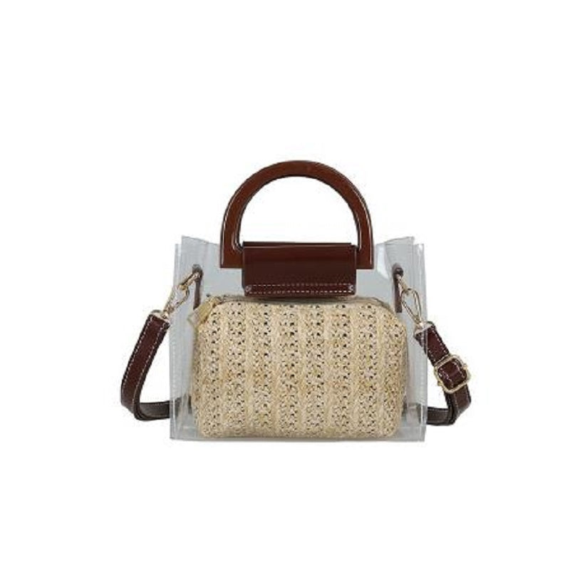 Small Transparent Beach Travel Lady Bag Mssza