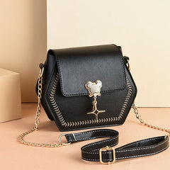 Small square PU Leather Crossbody Mssza