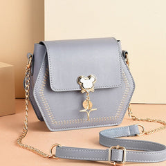 Small square PU Leather Crossbody Mssza