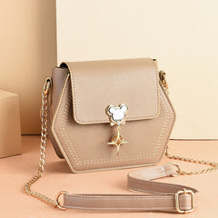 Small square PU Leather Crossbody Mssza