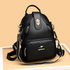 Soft Leather Interior Slot Pocket High Quality Fashionable Backpack Mssza