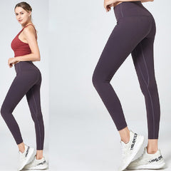 Solid Butt Lifter High Waist Yoga Leggings Mssza