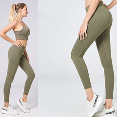Solid Butt Lifter High Waist Yoga Leggings Mssza