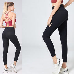 Solid Butt Lifter High Waist Yoga Leggings Mssza