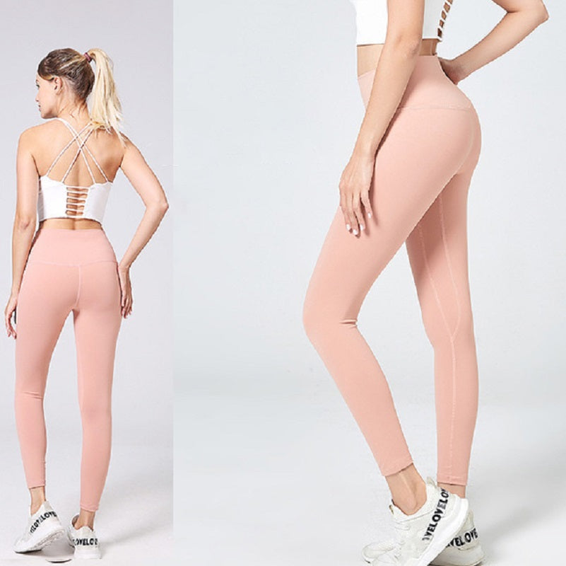 Solid Butt Lifter High Waist Yoga Leggings Mssza