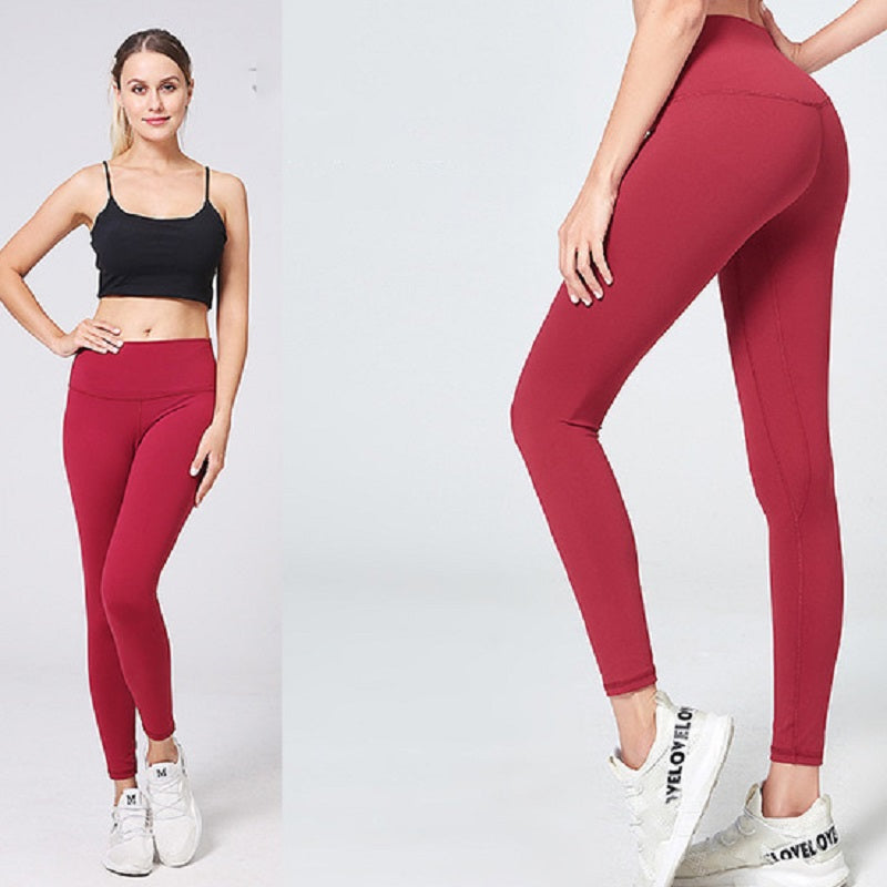 Solid Butt Lifter High Waist Yoga Leggings Mssza