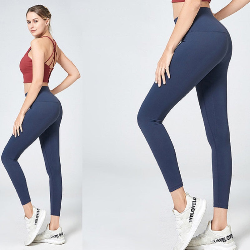 Solid Butt Lifter High Waist Yoga Leggings Mssza