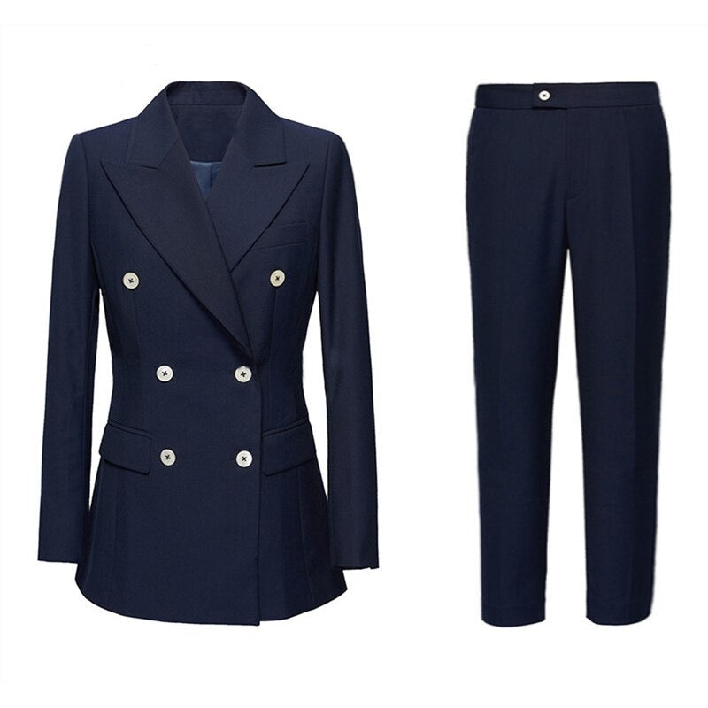 Solid Casual Full Slim Turndown Collar Pants Sets Mssza