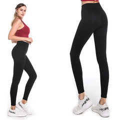 Solid Color Butt Lifter High Waist Sports Leggings Mssza