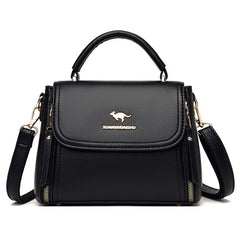 Solid Color Casual Small Square Simple Shoulder Bag Mssza